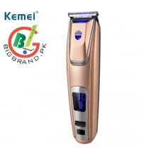 Kemei LED Display Hair Clipper and Trimmer with Headlight KM-PG102